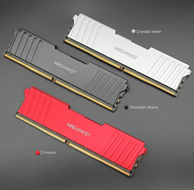 MACHINIST Memória DDR4 8GB / 16GB – 2133MHz / 2666MHz / 3200MHz com Dissipador de Calor | RAM DIMM para Desktop Compatível com Todas as Placas-Mãe
