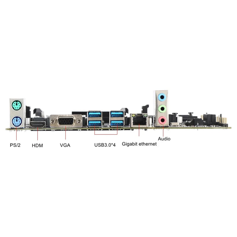 Kit Kllisre A320 – Placa-Mãe A320M + CPU AMD Ryzen 5 2600 + 16GB DDR4 3200MHz